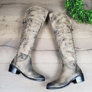 Vince Camuto Bilco studded leather boots